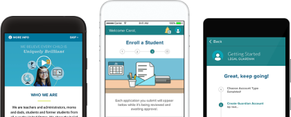 K12 app on 3 cell phones